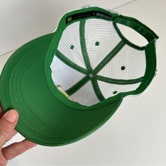 John Deere Mesh Strapback Trucker Hat - Picture 5 of 7